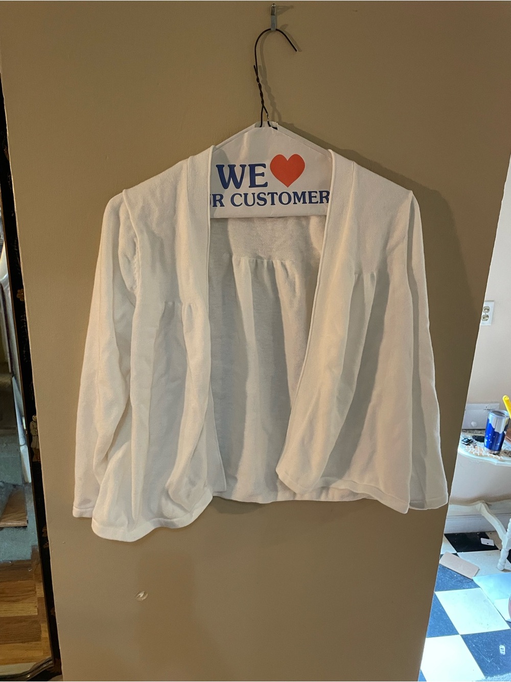 Charter club white Open-Front Women's Cardigan